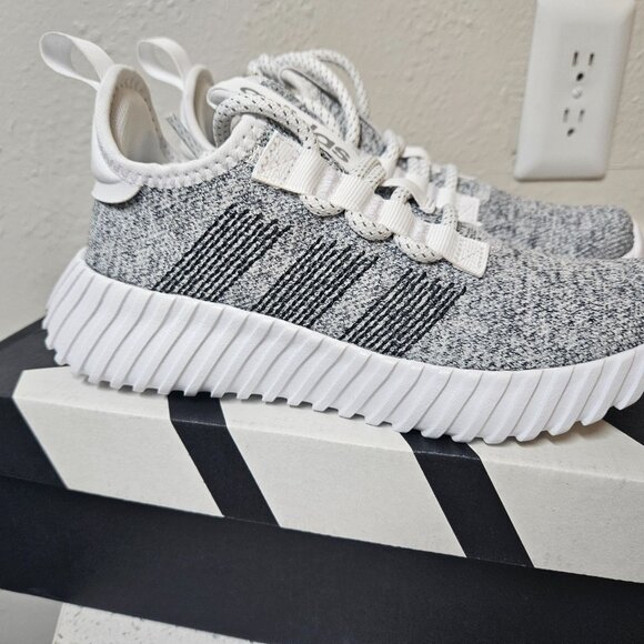 New Adidas Kaptir Flow size 6 womens grey silver - Picture 5 of 10